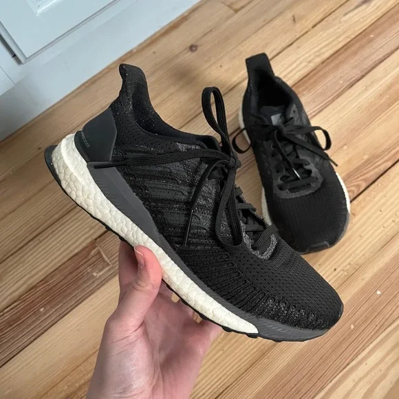 Adidas‎ Solar Boost 5.5 Womens Black Grey Running Shoes F34086 athletic comfort
