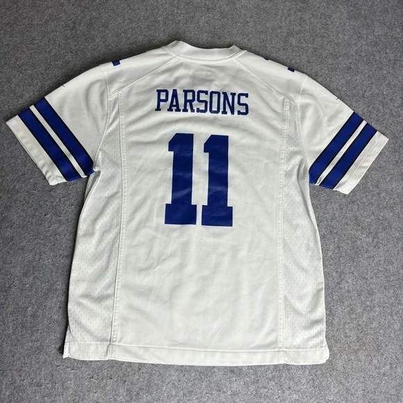 Nike NFL Dallas Cowboys Micah Parsons 11 Jersey Youth Large White Blue L 14/16