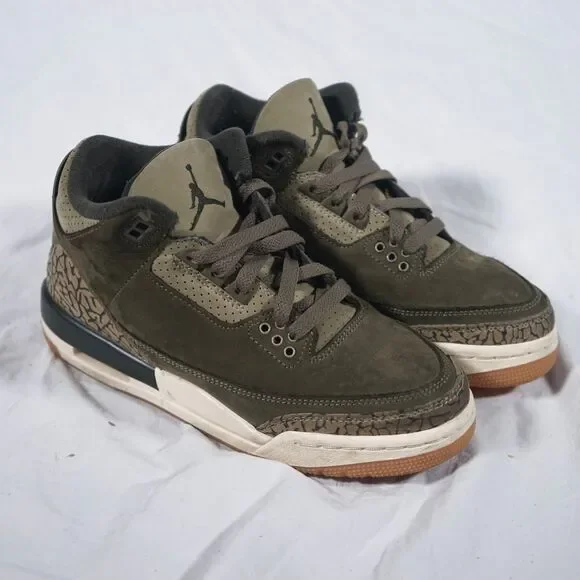 Nike Air Jordan 3 Retro GS Family Affair Olive Green 5Y DM0967-202