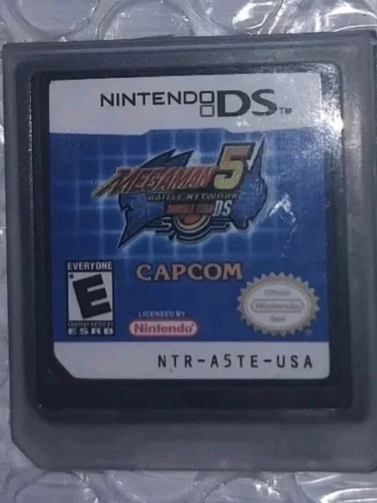 Megaman 5 Battle Network Double Team DS Mega Man Cartridge Game 2DS 3DS