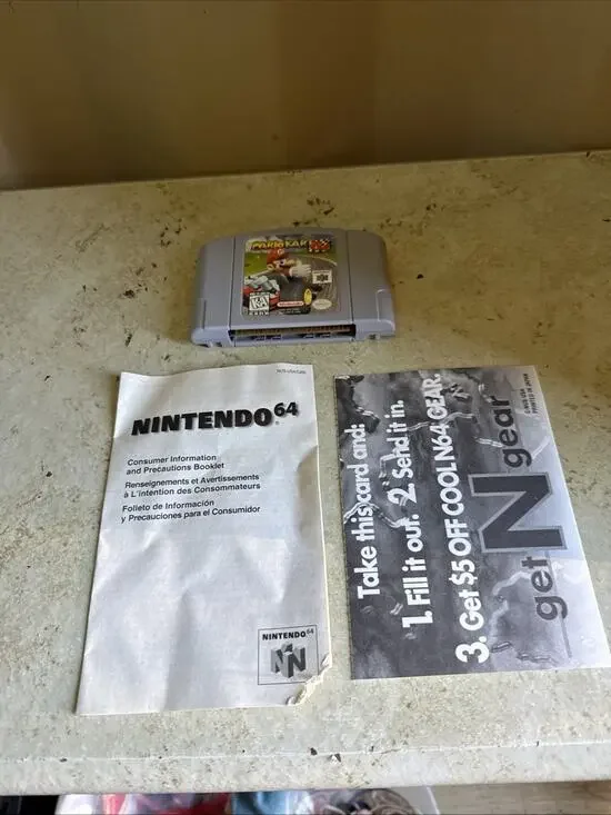 MARIO KART 64 (Nintendo 64, 1997) N64 Authentic Cartridge Only, Tested