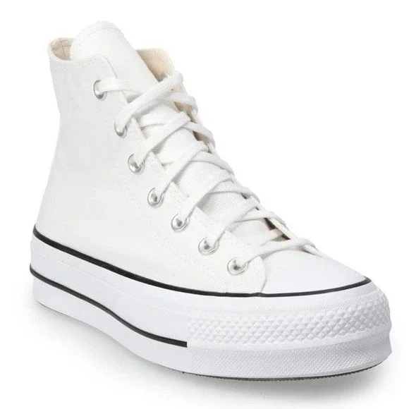 Converse Chuck Taylor All Star Lift Hightop White Women's Shoes 560846C 10.5 New