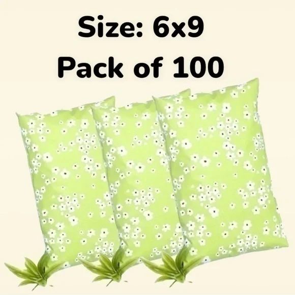 Pack of 100, size 6x9 Mailers, Wildflowers