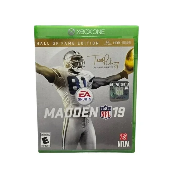 Madden NFL 19 Hall of Fame Edition Xbox One Terrell Owens Cover Pre-Owned‎