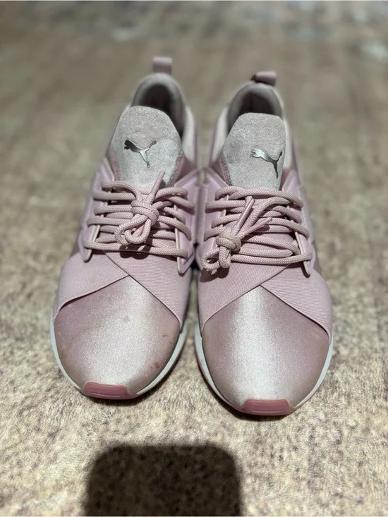 Puma Women's Light Pink Athletic Slip-On Sneakers