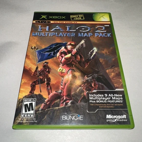 Halo 2 Multiplayer Map Pack (Xbox, 2005) Complete CIB Excellent Condition