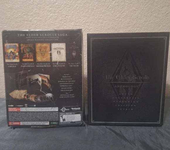 The Elder Scrolls Anthology PC Complete Collection Arena Daggerfall Skyrim Maps