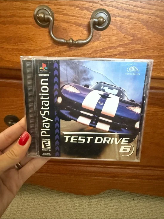 PlayStation Test Drive 6 (PS1) - Blue Race Car Cover