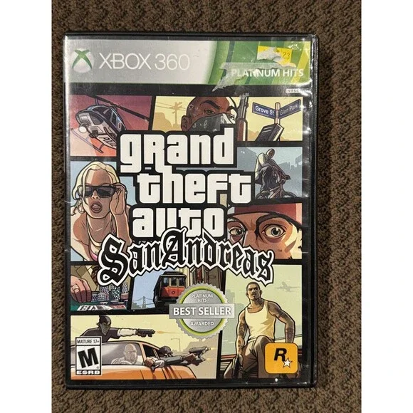 Grand Theft Auto: San Andreas (Xbox 360) Platinum Hits - Best Seller Awarded