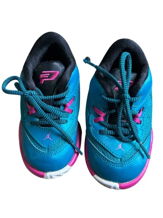 Nike‎ Air Jordan Size 6C CP3 VIII 8 Teal Pink Black Toddler Baby Shoes
