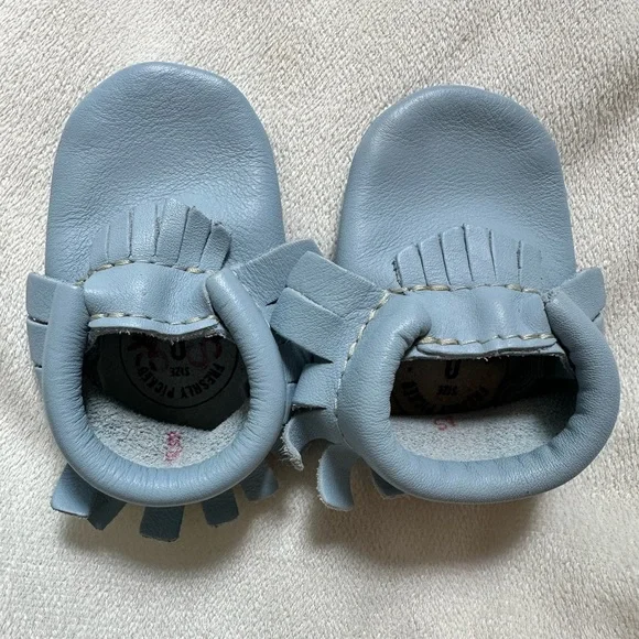 Freshly Picked premium leather Baby moccasins