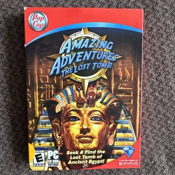NEW & SEALED Amazing Adventures The Lost Tomb Hidden Object PC Game PopCap Egypt