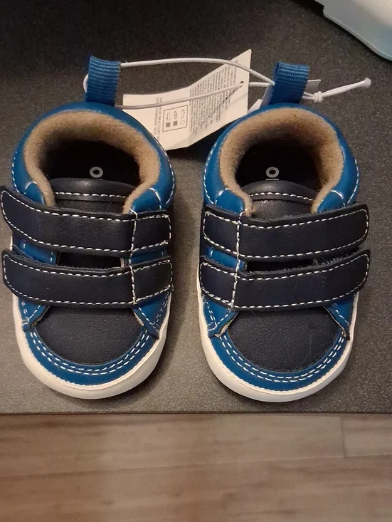 Toddler Navy and Blue Velcro Casual Shoes