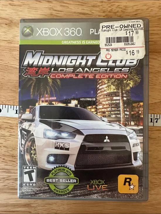 Rockstar Midnight Club: Los Angeles Complete Edition for Xbox 360 - White