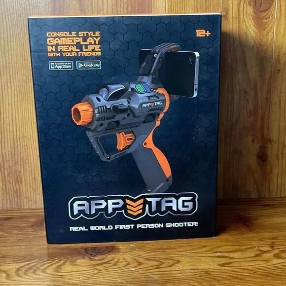 App Tag ArCade Games‎ Laser Battle works with any iPhone, Hex 3