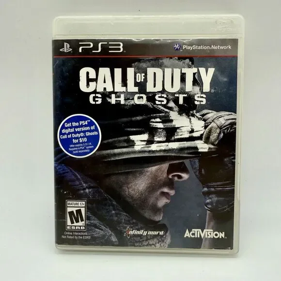Call of Duty: Ghosts PS3 Sony‎ PlayStation 3 2013 Game And Case Tested