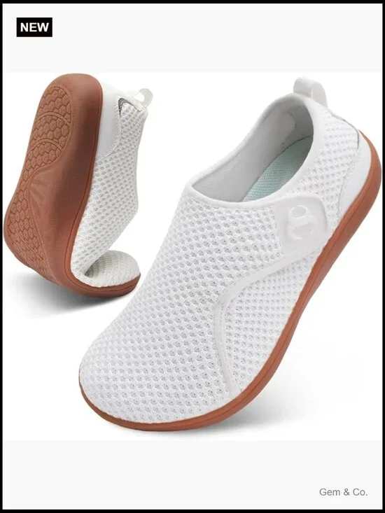 Wide Walking Shoes Adjustable Diabetic Sneakers Zero Drop Breathable Orthopedic
