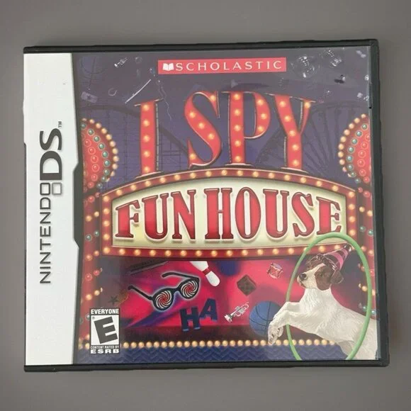 I Spy Fun House (Nintendo DS, 2007) Complete In Box CIB Working‎ Tested
