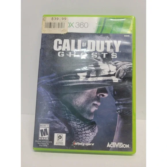 Call of Duty Ghosts Xbox 360 Activision Infinity Ward FPS Video Game 2013 NTSC‎