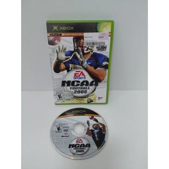 NCAA‎ Football 2005 Top Spin Combo Microsoft Xbox Game CIB
