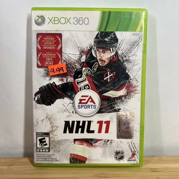 NHL 11 - Hockey EA‎ Sports (Microsoft Xbox 360) - W/Manual