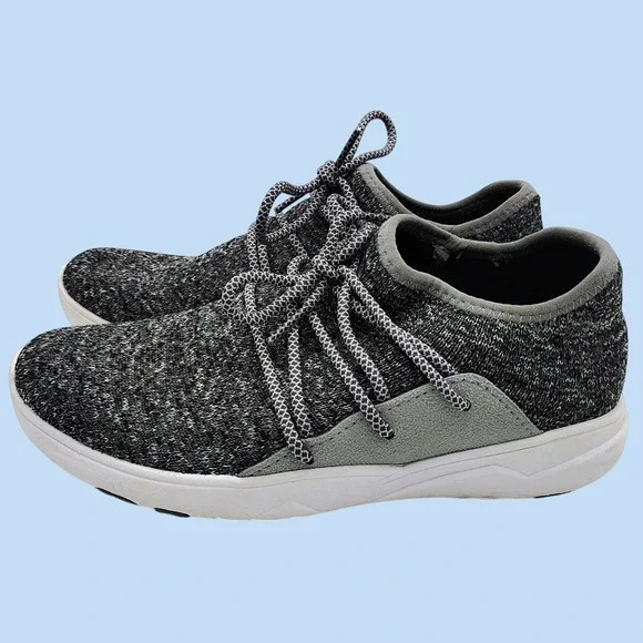 Vessi Cityscape Women's Gray Knit Comfort All Day Walking Shoes Sneakers W6