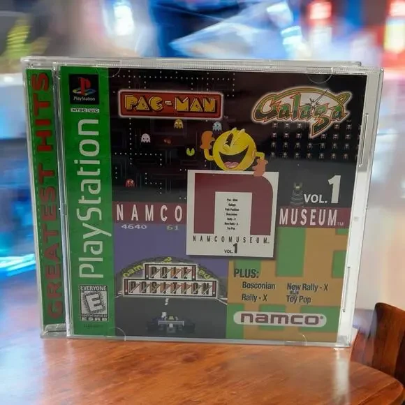 Namco Museum Greatest Hits PlayStation 1 PS1 Complete Video Game Retro‎ Vtg