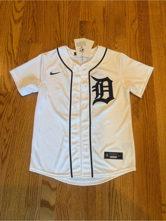 NWT Tarik Skubal Detroit Tigers White Baseball Jersey ⚾️