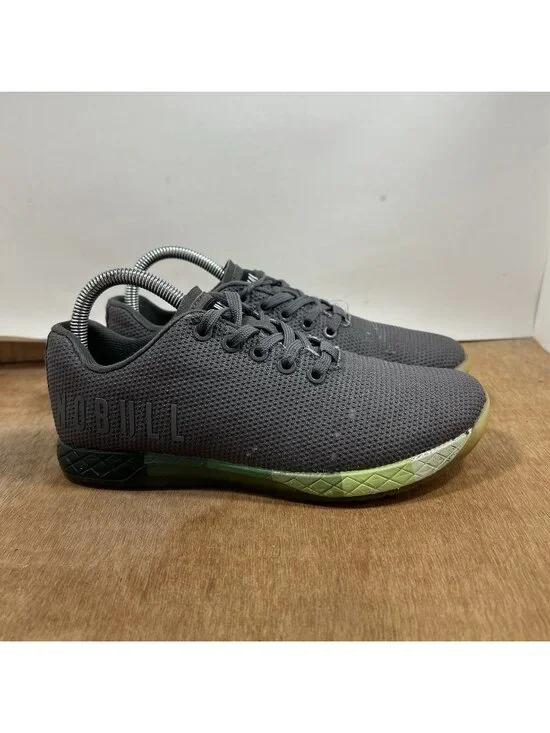 NO BULL Women Size 7.5 Grey SuperFabric Trainers Running Shoes