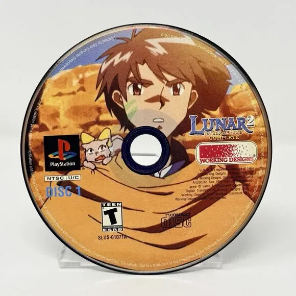 Lunar 2 Eternal Blue Complete Sony PlayStation PS1 Disc 1 Only Tested