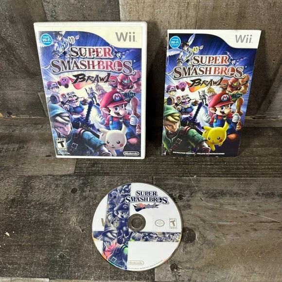 Super Smash Bros. Brawl (Nintendo Wii, 2008) Tested