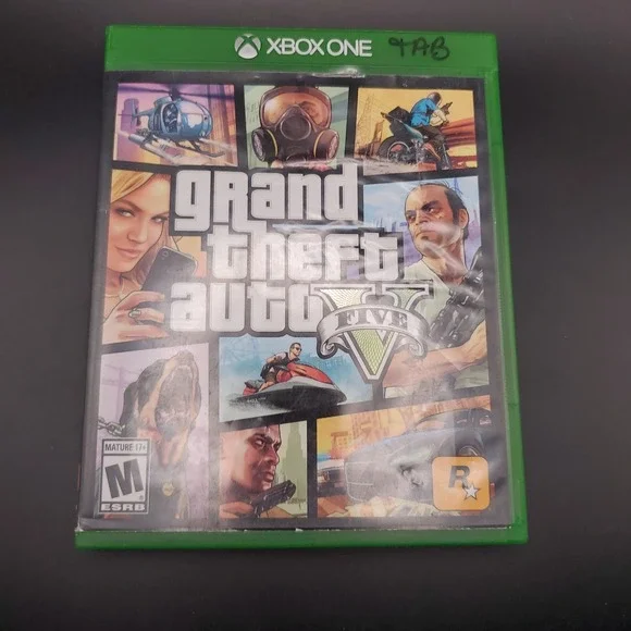 Grand Theft Auto V Xbox One With Manual & Map TESTED