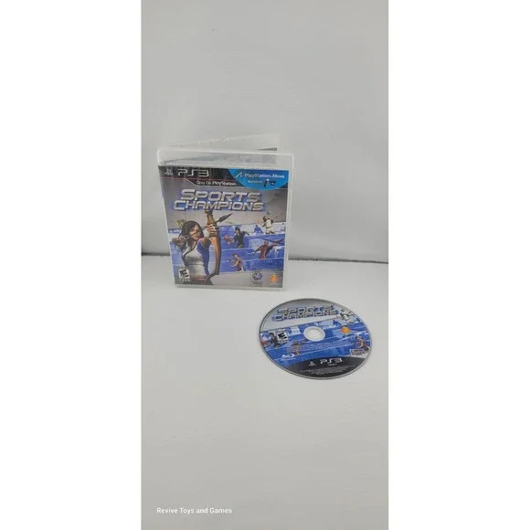 Sports Champions (Sony PlayStation 3, PS3 2010) Game and Case Tested and Working