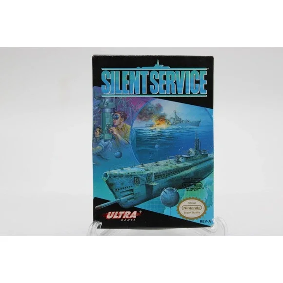 SILENT‎ SERVICE  (Nintendo Entertainment System 1989) NES- BOX ONLY  no game