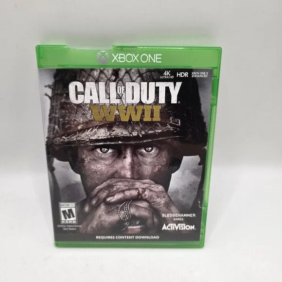 Activision Call of Duty WWII Xbox One 4K HDR FPS Shooter Military World War II