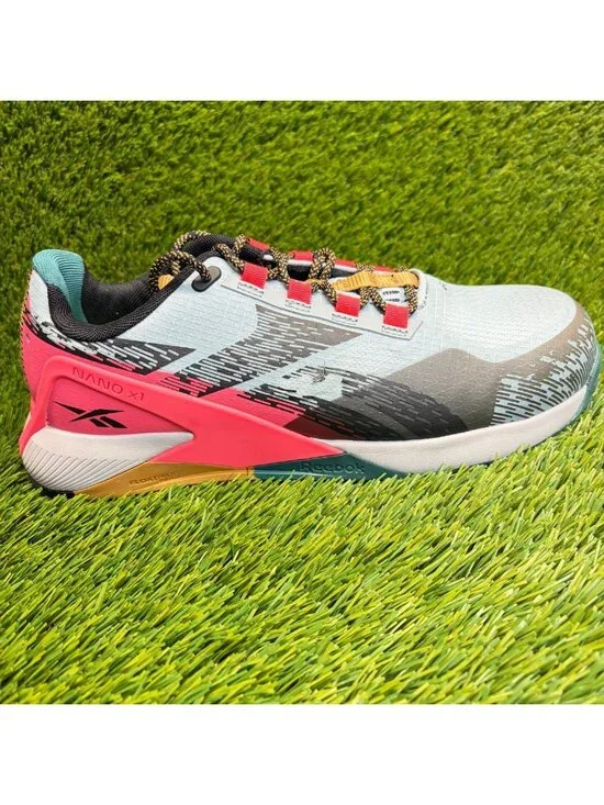 Reebok Nano X1 Adventure Womens Size 9.5D Blue Composite Toe Work Shoes Sneakers