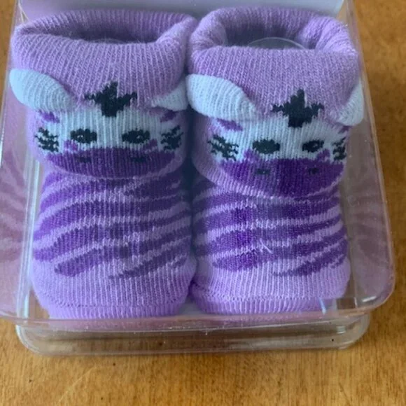 Baby Booties 3 Pairs Fiddlesticks New
