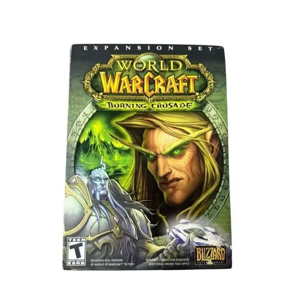 World of‎ Warcraft The Burning Crusade Expansion Set PC Game CIB