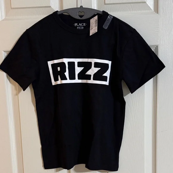 RIZZ Kids Black and White Short Sleeve Tee