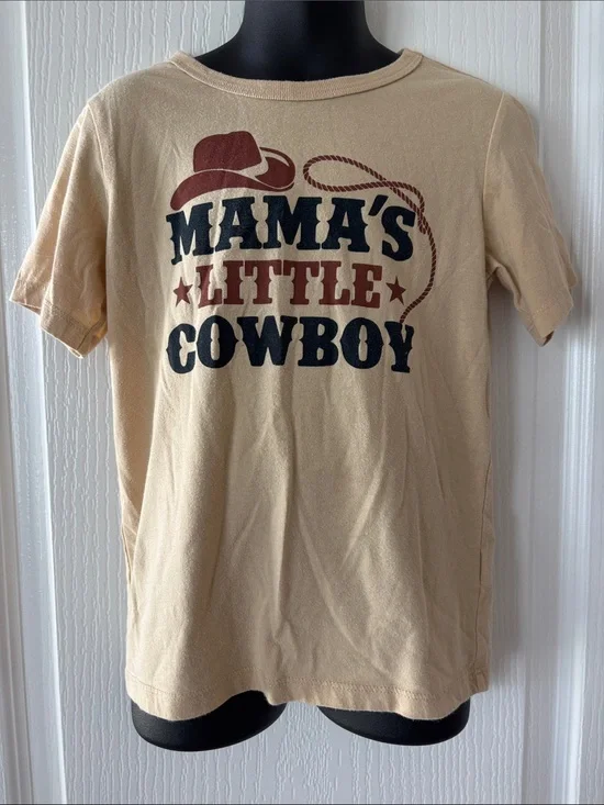 The Children's Place Tan 'Mama's Little Cowboy' Graphic Tee