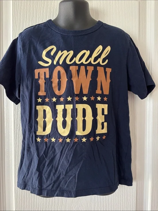 The Children's Place Navy 'Small Town Dude' Graphic Tee