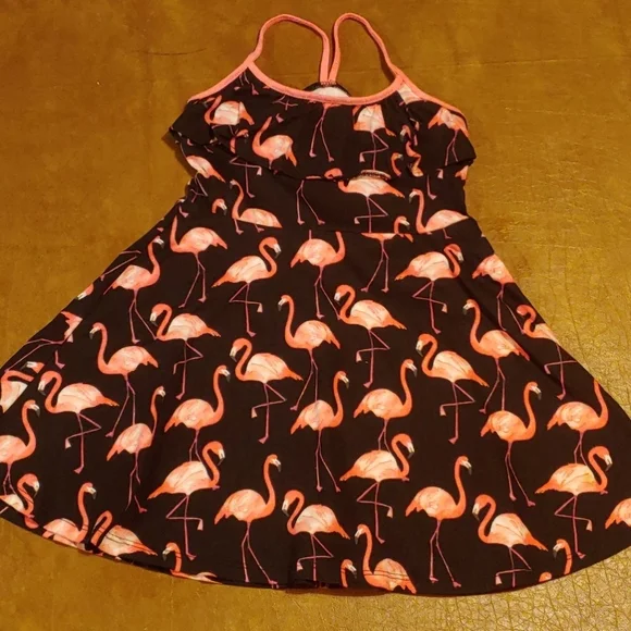 Children's Place Flamingo Dress Size XS