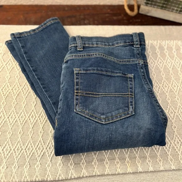 Place Girls‎ Jeans Size 10. Medium wash, skinny stretch extenders.