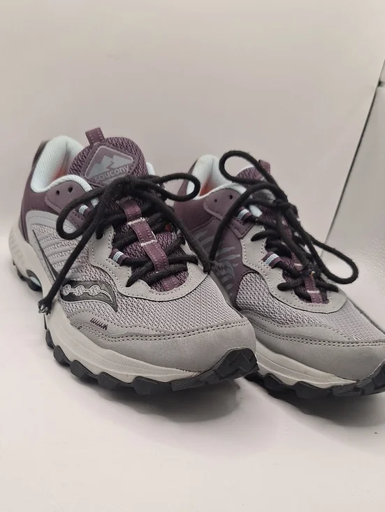Saucony Excursion TR15 Trail Sneakers Women's 8.5 Gray Purple S10670-21