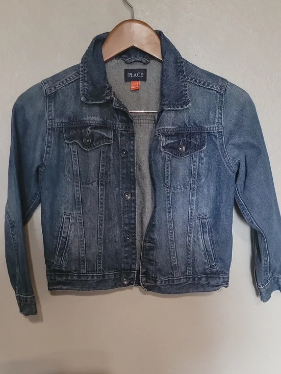 The Children's Place Girls' Blue Denim Jacket