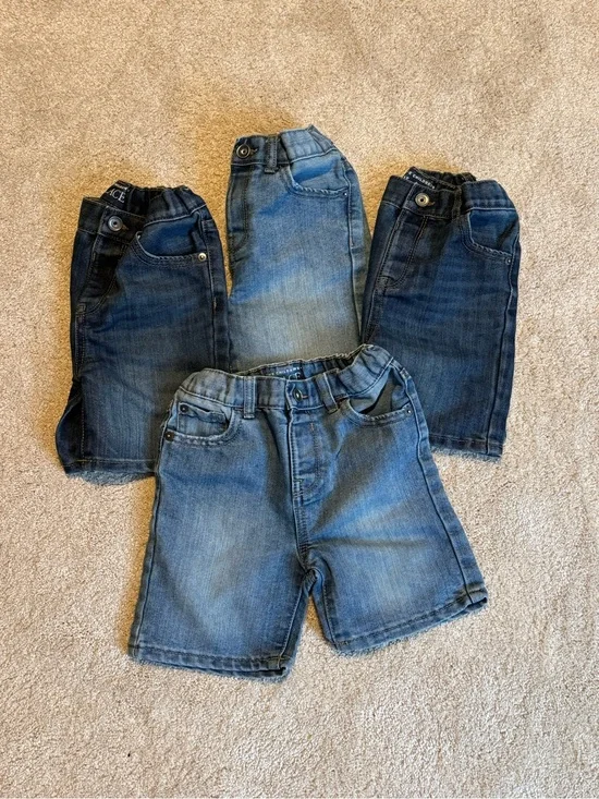 5T Denim Shorts Bundle - Elastic Waist Adjustable Inside