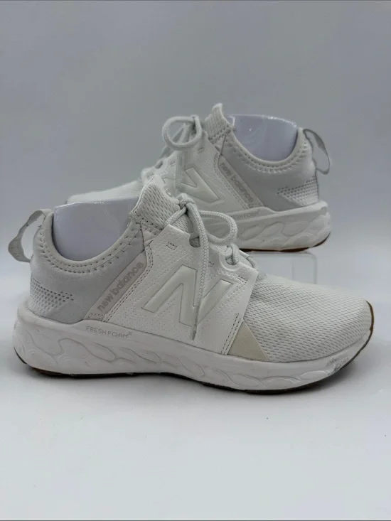 New Balance White Fresh Foam X Cruz v3 Style WCRUZLY3 Women's Size 6.0 Mens 4.5