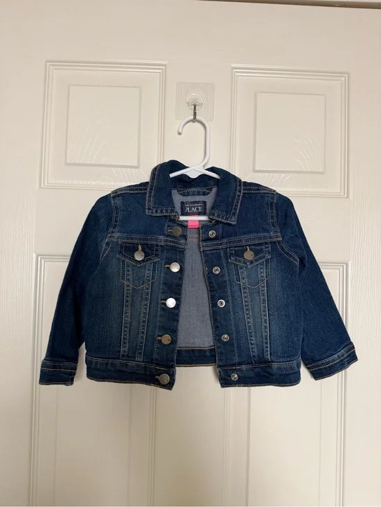 The Children's Place Dark Blue Denim Jacket for Kids