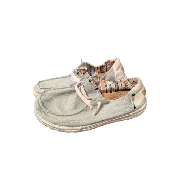 Hey Dude Wendy Boho Light Denim US‎ Women's 8  - EU 39