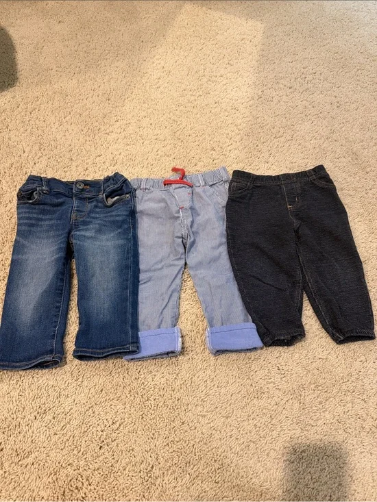 Kids Blue Denim & Chambray Mixed Bottoms